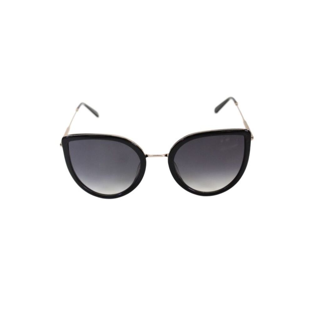 Jimmy Fairly Womens Metal Cat Eye Frame Sunglasses Black 140mm